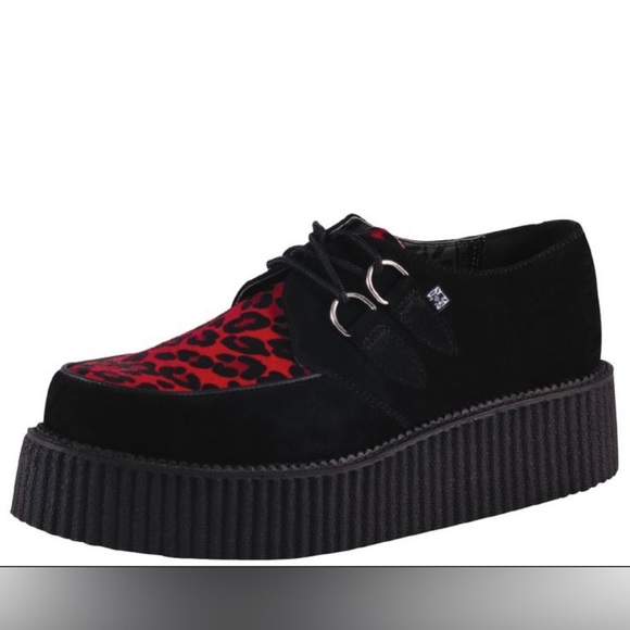 tuk Shoes - Tuk Creeper Womens Mens Viva High Black Vegan Shoes Unisex Mens Sz 5 Womens Sz 7